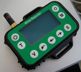 A top view of the finished Wrist Reporter.