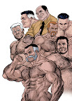 Sexy Muscle Men in Comics