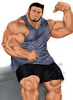Sexy Muscle Hunks Comic