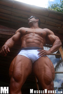 Jerome Manaus Huge Muscle Man, Bodybuilder from MuscleHunks