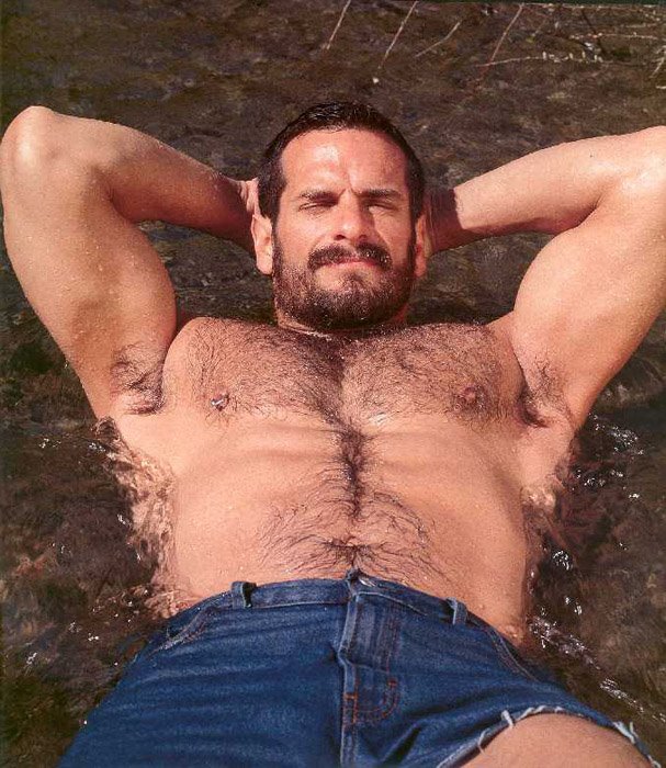 Hairy gay muscle