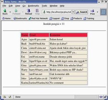 Membuat Buku Tamu Dengan PHP-Gambar3