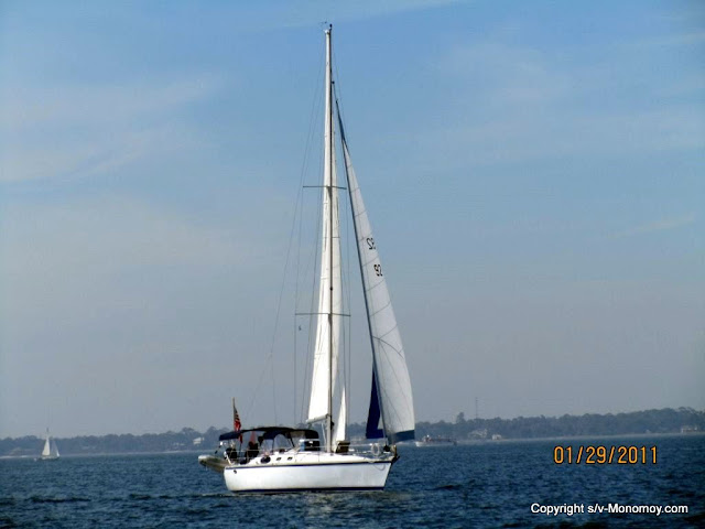 Monomoy under sail