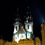 At night.