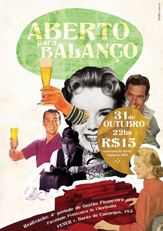 Flyer Aberto para Balanço Flyer Aberto para Balanço