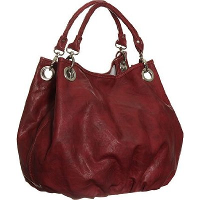 Large ''Brianna'' Bucket Bag By Vitalio - Black, Brown or Red
