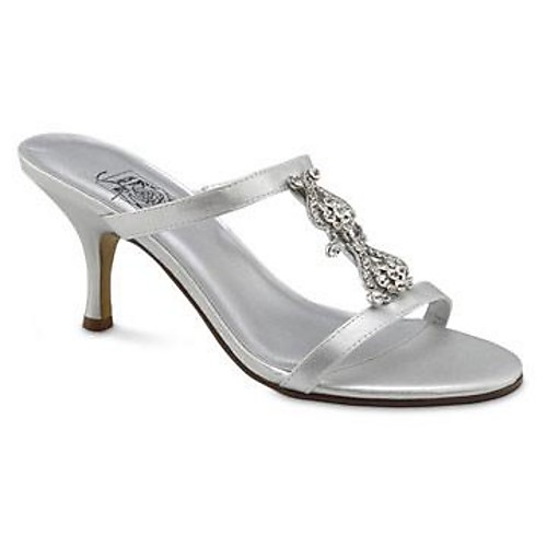 Silver Bridesmaid Shoes 555