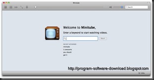 Minitube, YouTube app for Mac, Windows and Linux