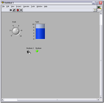 Labview example wire data