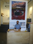 Erik Peterson (above) Chris Engman sits in the soil space http://www.gregkucera.com/engman.htm