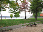 That is Beacon bridge in the distance.  This is a small park on the water right in front of the NY Metro line.  Beacon is a little over an hour from Grand Central station.