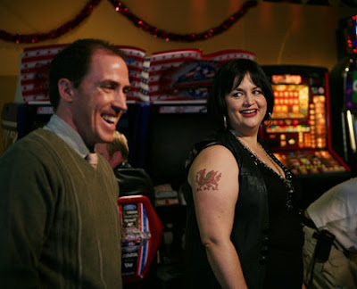 Rob Brydon as Bryn and Ruth Jones as Nessa