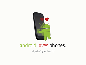 Android Loves Phones Wallpapers