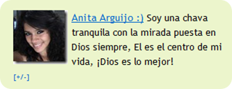 Anita Arguijo Nueva Editora del Blog de Cristo