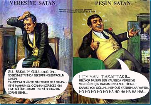 veresiye satan ile peşin satan