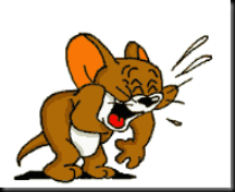 laughing Jerry Mouse