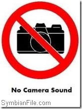 Remove Camera Sound