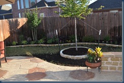 Patio - flower bed