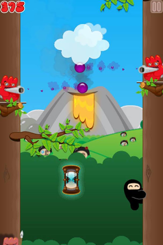 Ninjatown,Trees of Doom, iphone, game, screen, screenshot, image
