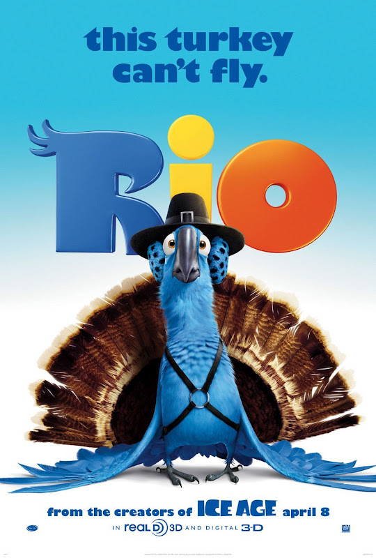 Rio 3D, new, movie, poster