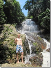 Ko Samui: Me in front of the waterfall