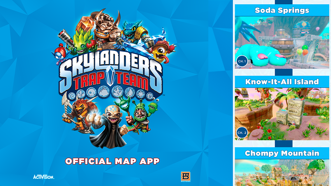 Android application Skylanders Trap Team Map App screenshort