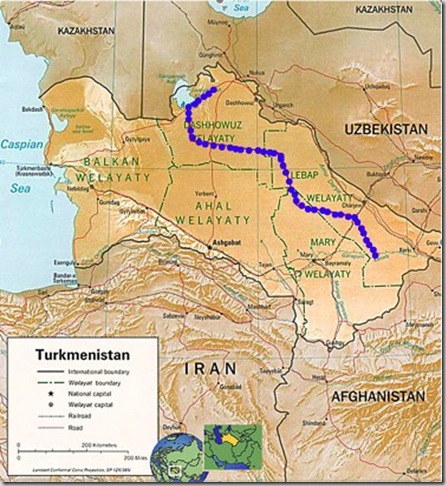 Turkmenistan-map