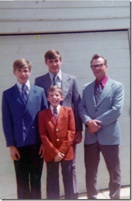 Dad & sons 1974