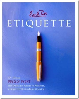 emily post etiquette