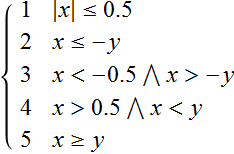 piecewise