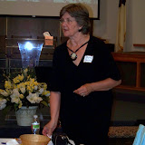Phyllis drawing names for prizes