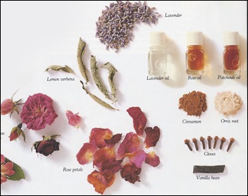 Gedroogde potpourri Gedroogde potpourri