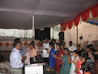 Practice session of Choir....Kurian Sam achen explains about the song....