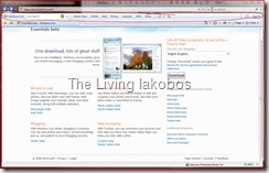 Windows Live Toolbar Screenshot
