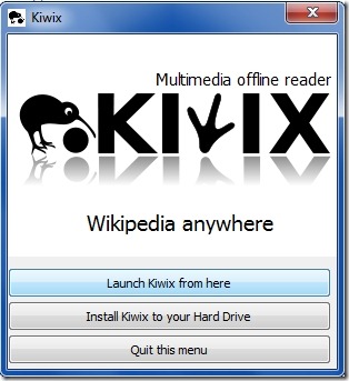 kiwix launch