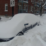 Tempete de Neige a Montréal