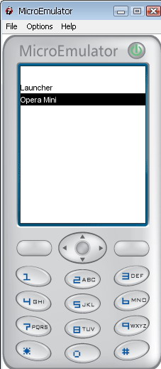 Start Opera Mini