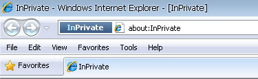 Start Private Browsing on Internet Explorer 8 Start Private Browsing on Internet Explorer 8