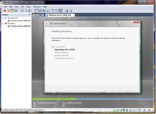Windows 2008 x64 Install