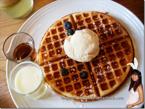 Waffle + ice cream
