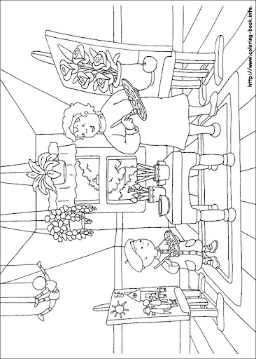 caillou dibujos para colorear e imprimir