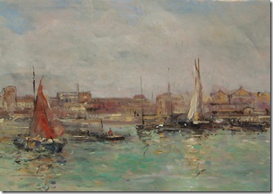 - One of the paintings in the group that Fedex lost