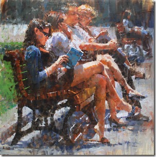 Reading in the Park 30x30 $2600