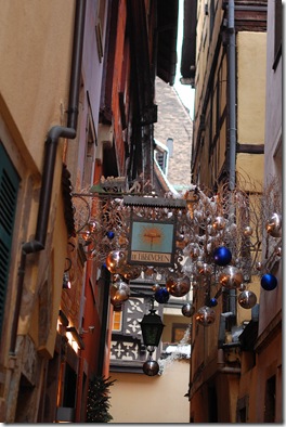 decorated alley