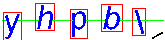 partially broken captcha with rotated image and random lines