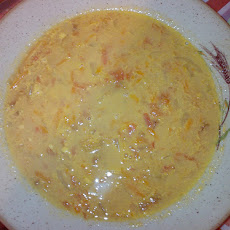 Spicy Red Lentil Coconut Soup