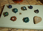 Starwheels marble pendants