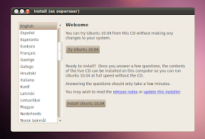 ubuntu 10.04 installer screenshot beta 1
