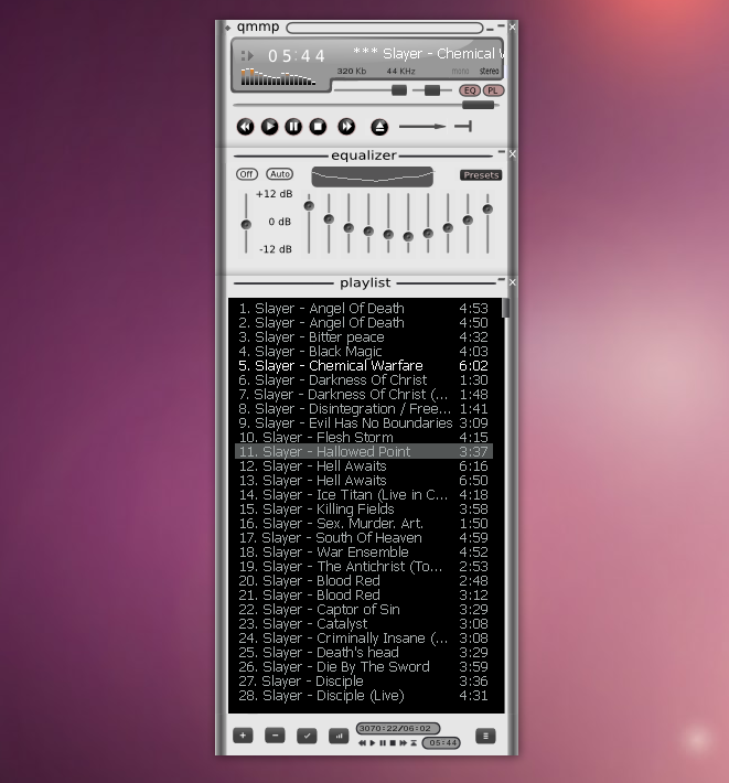 qmmp Is A Fast, WinAmp-Like Music Player For Linux ~ Web Upd8: Ubuntu /  Linux blog