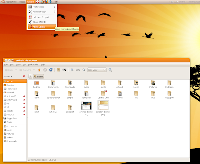 ubuntu sunrise theme